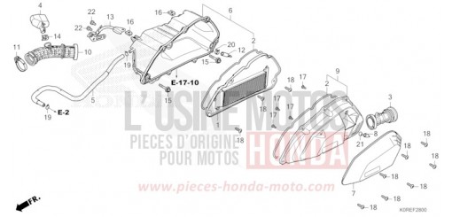 FILTRE A AIR SH125ADT de 2026